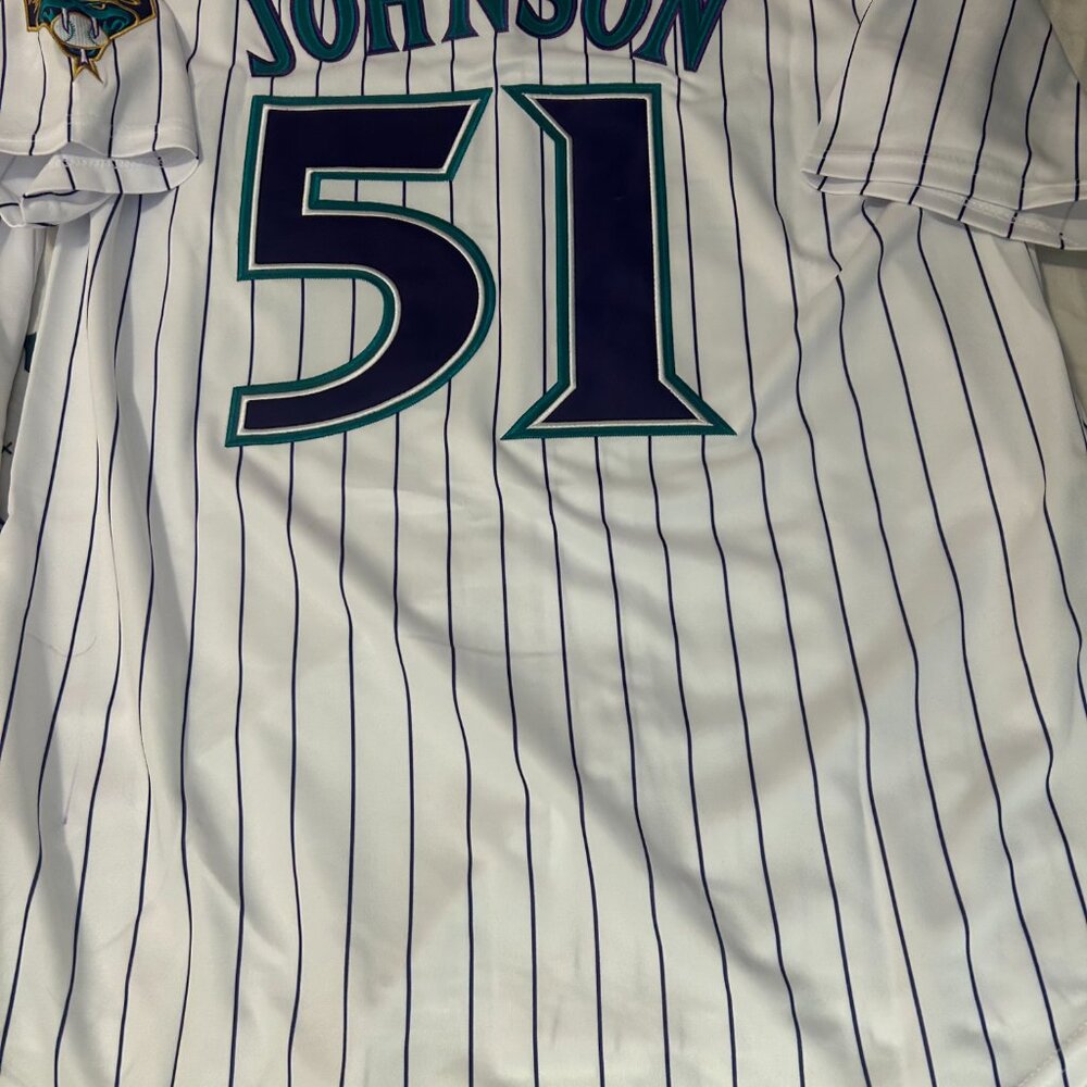 ARIZONA DIAMONDBACKS RANDY JOHNSON Men's JERSEY M,L,XL,2XL by Mitchell & Ness - Picture 7 of 7